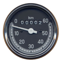 Tachometer, Kilometeranzeige